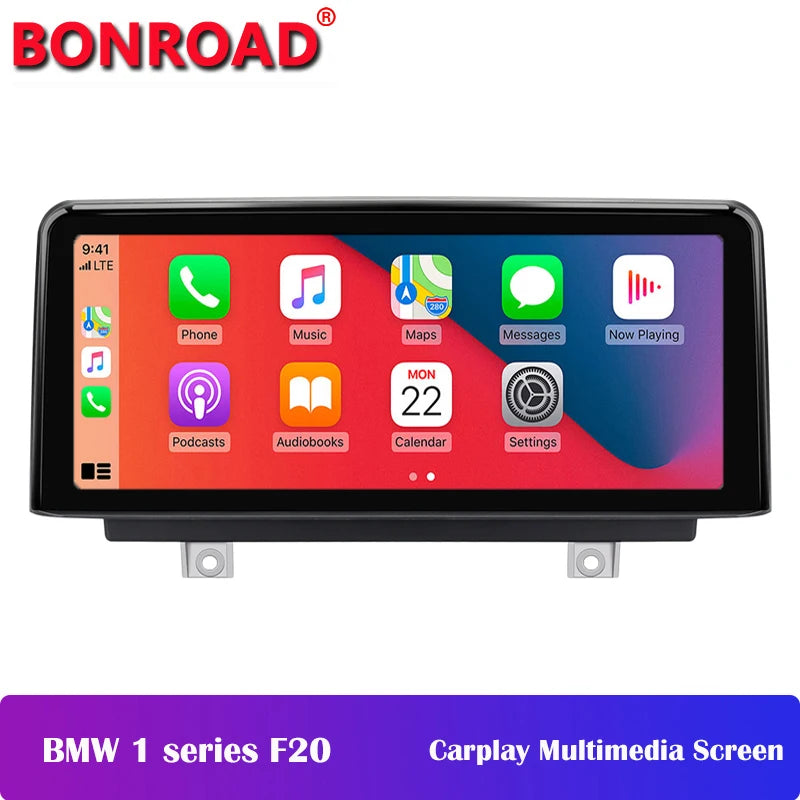 10.25'' Wireless Carplay Multimedia Display Screen Android Auto Radio For BMW 1/2/3/4 Series F20/F21/F22/F30/F31/F32/F33/F34/F36