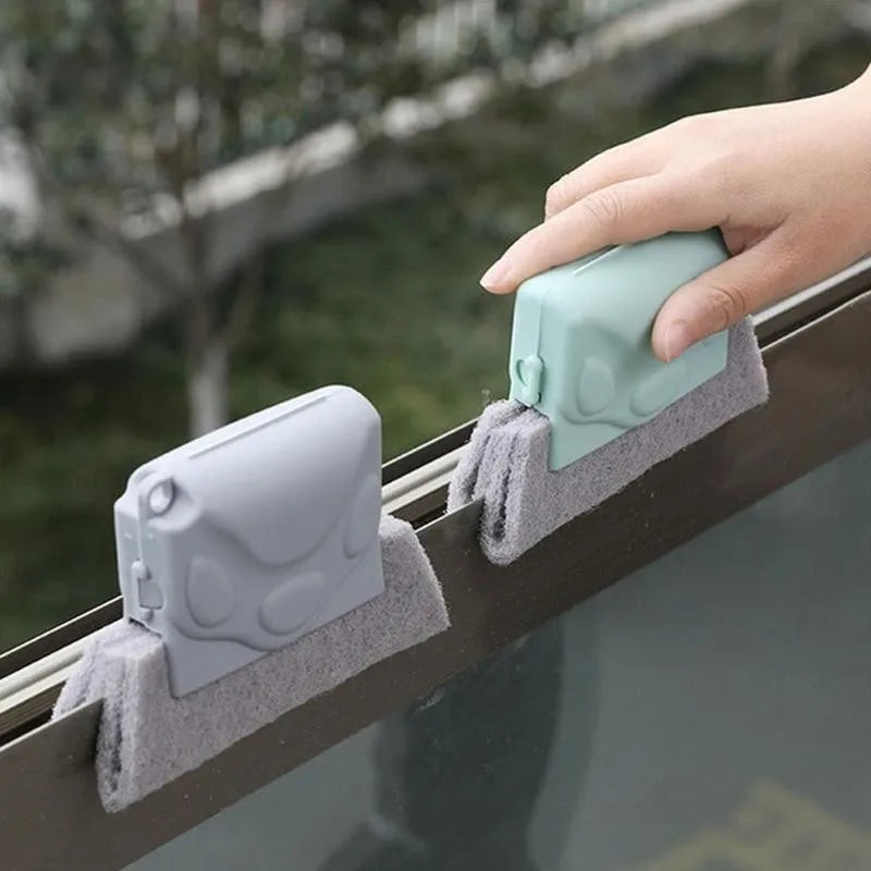 Creative Window Groove Cleaning Cloth Window Cleaning Brush Windows Slot Cleaner Brush Clean Window Slot Clean Tool