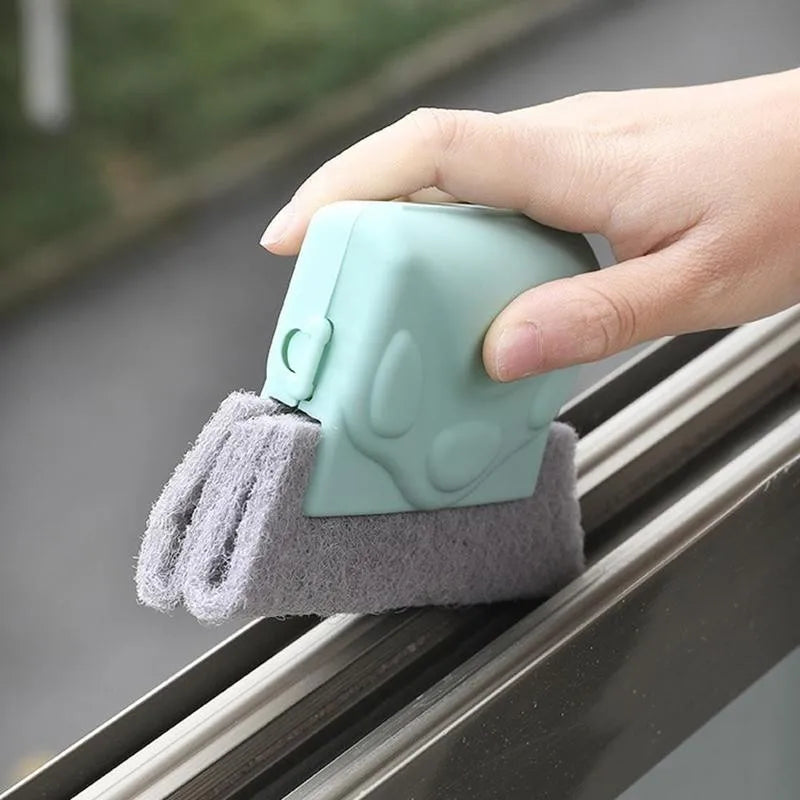 Creative Window Groove Cleaning Cloth Window Cleaning Brush Windows Slot Cleaner Brush Clean Window Slot Clean Tool