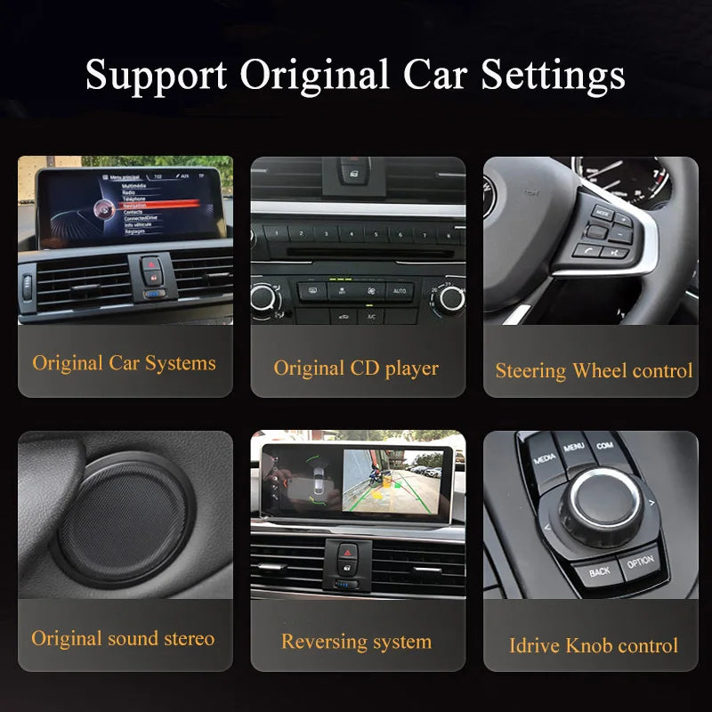 10.25'' Wireless Carplay Multimedia Display Screen Android Auto Radio For BMW 1/2/3/4 Series F20/F21/F22/F30/F31/F32/F33/F34/F36