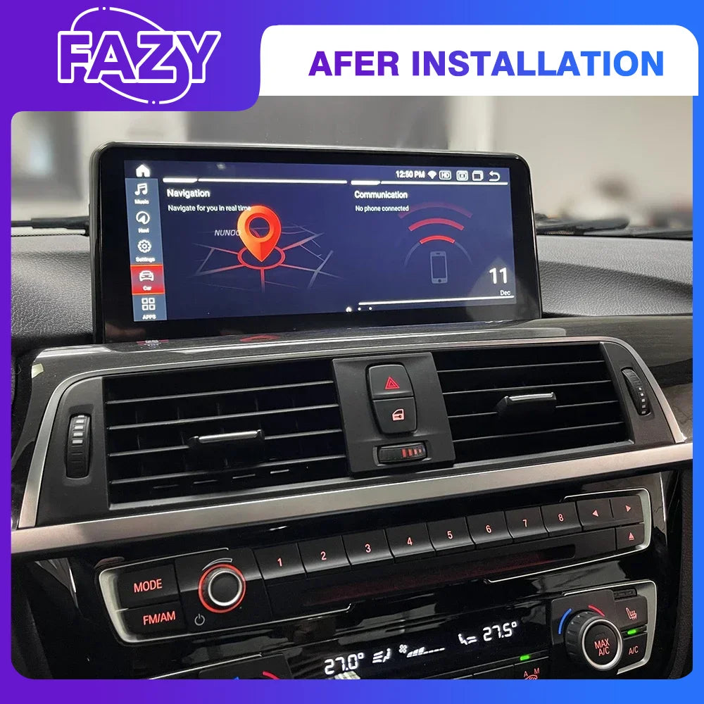 Android 14 Wireless Carplay Auto Radio Screen For BMW 1 2 3 4 Series F20 F21 F22 F30 F31 F32 F33 F34  Multimedia Player Navi GPS